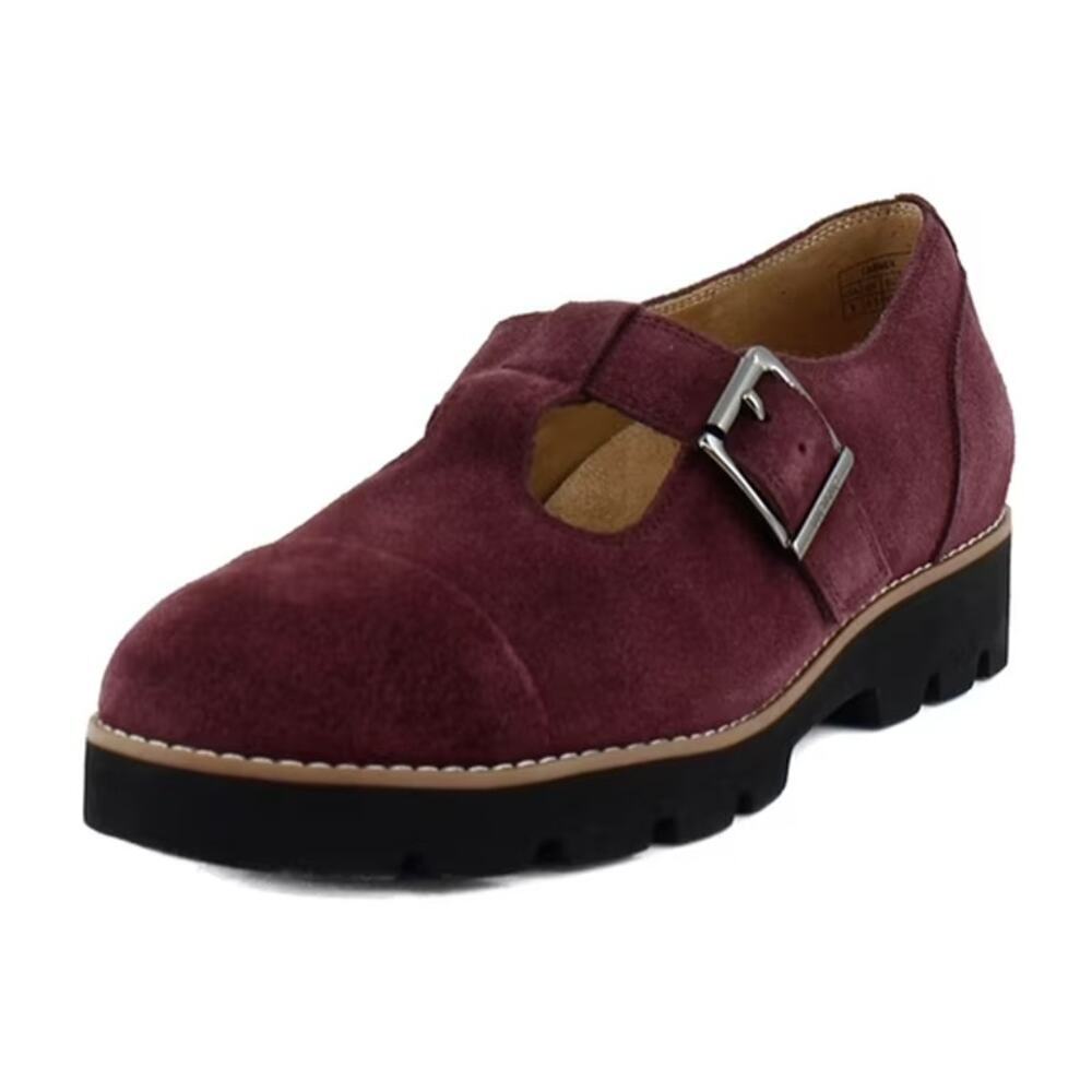 Vionic Women's Port Wine Suede Carmen Slip-Ons Loafers Size 7.5 M
